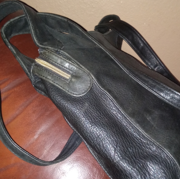 Fossil Vintage Black Leather Hobo Soft - Picture 4 of 11